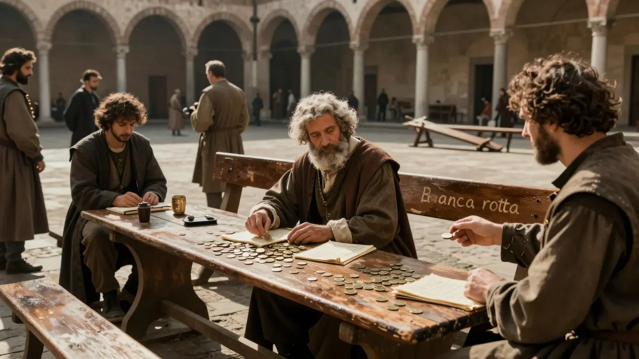 Jak vzniklo slovo banka? Původ výrazu pro finanční instituci